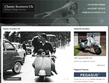 Tablet Screenshot of classicscootersuk.co.uk